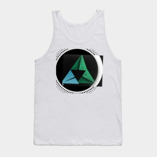 Triforce painting solutions brand logo sticker Tank Top